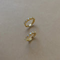 Kelly Huggies- White Zirconia